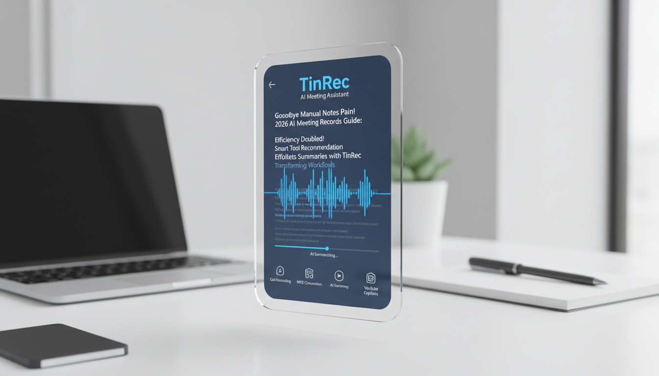 告別手寫痛苦!2026 AI 會議記錄工具完全指南:效率翻倍的神器推薦