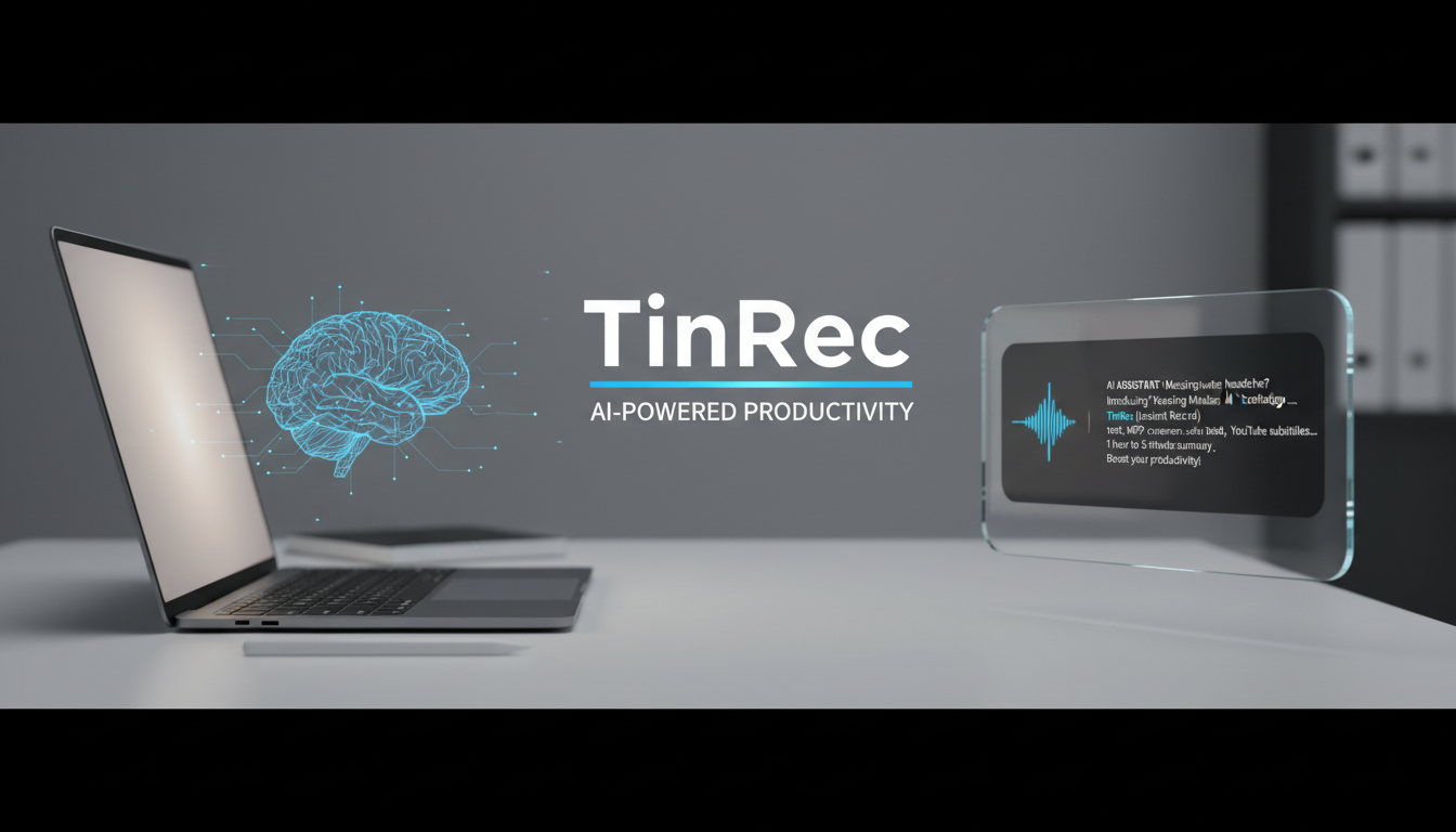 會議紀要 AI 神器推薦:TinRec 秒聽錄音如何幫你 1 分鐘搞定逐字稿與會議總結?