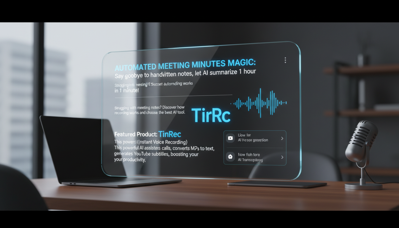自動會議紀錄神器推薦:告別手寫痛苦,用 AI 幫你 1 分鐘搞定 1 小時會議!