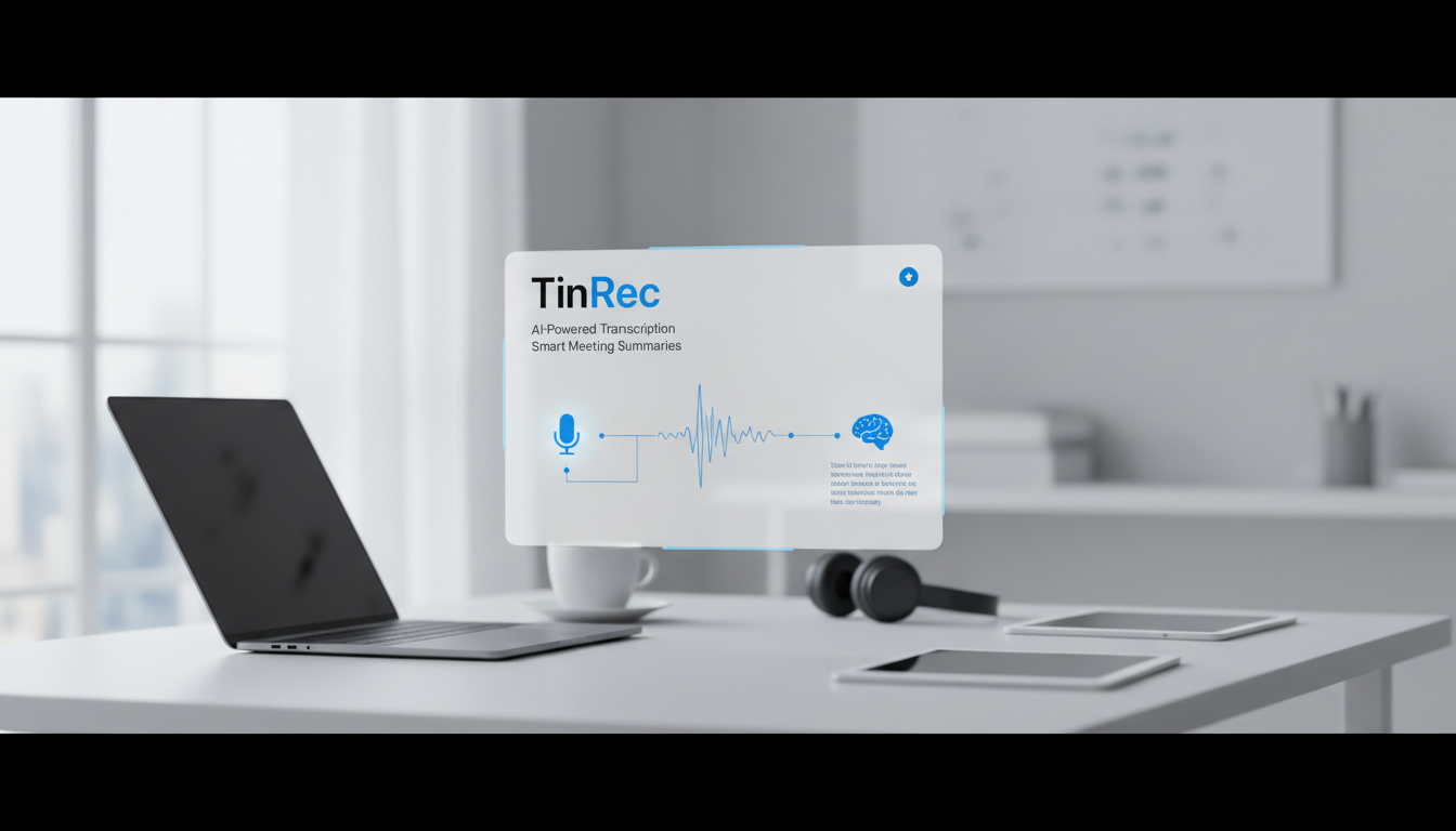 2025 YouTube 字幕生成神器推薦:TinRec (秒聽錄音) 幫你一鍵搞定 AI 轉文字與會議摘要