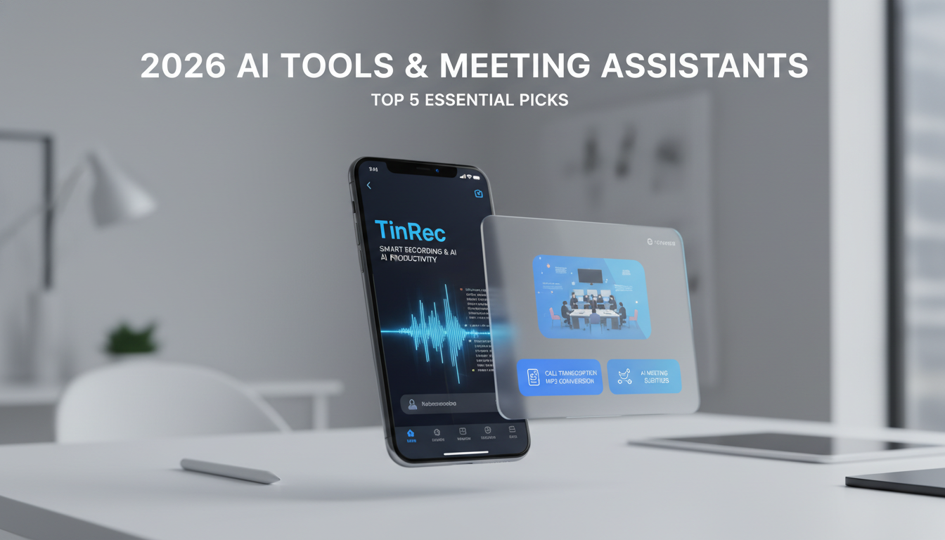 2026 錄音轉文字推薦:5款必備 AI 工具與會議記錄神器評測