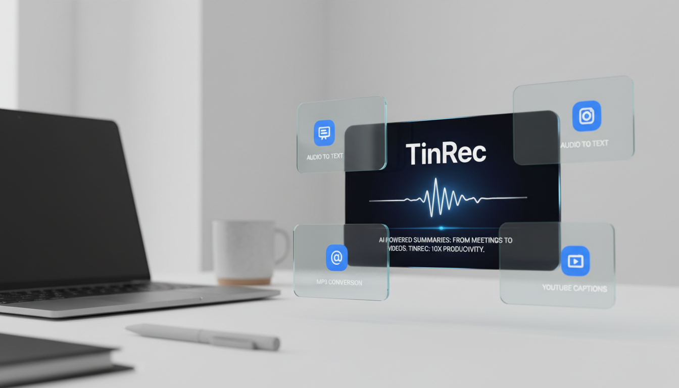 AI 重點摘要工具全解析:從會議紀錄到影片筆記,用 TinRec 實現 10 倍生產力
