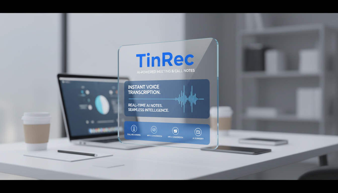 2026 即時語音轉寫工具推薦:用 TinRec (秒聽錄音) 打造高效 AI 會議與通話筆記