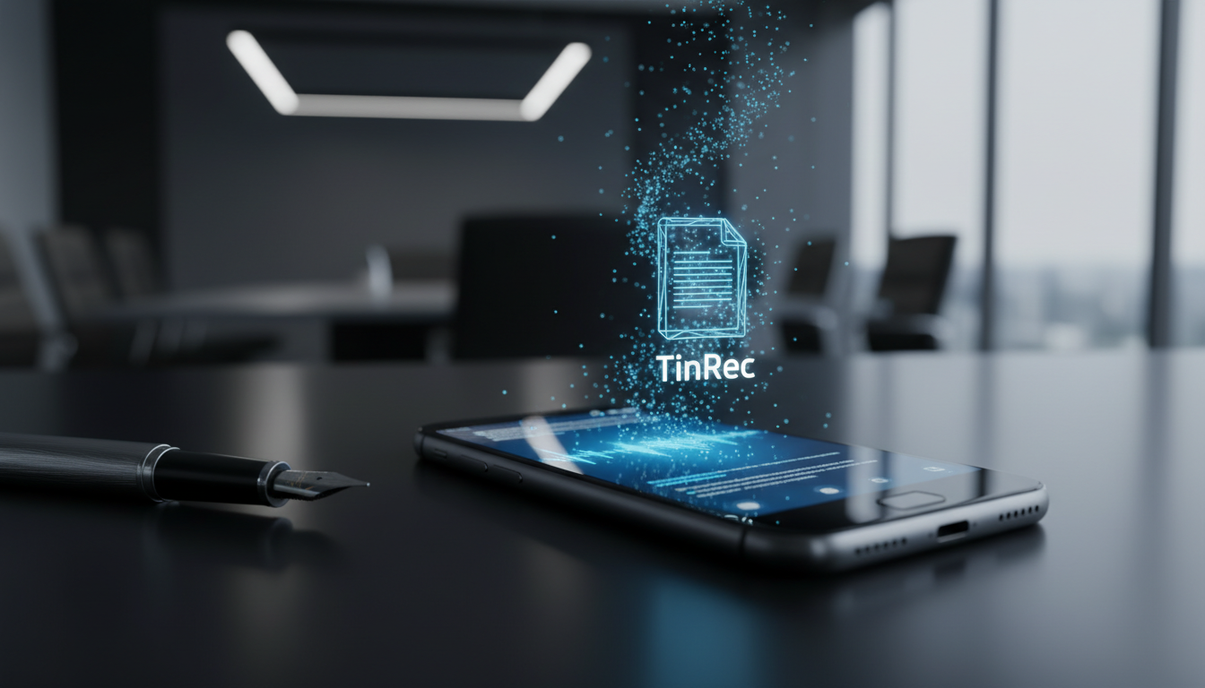 AI 會議摘要生成技術全解析:為何 TinRec (秒聽錄音) 成為職場效率黑馬?