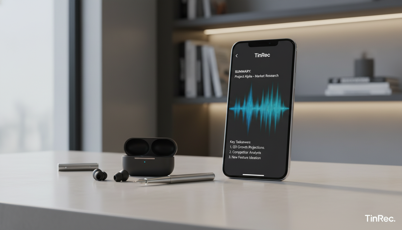 上課錄音筆記整理術:從手寫到 AI 神器,如何用 TinRec 讓學習效率翻倍?