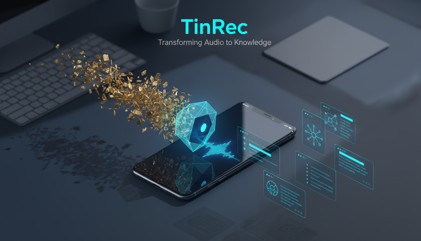 秒聽錄音TinRec評價：從「存儲」到「思考」，AI 語音轉文字如何重塑筆記流程