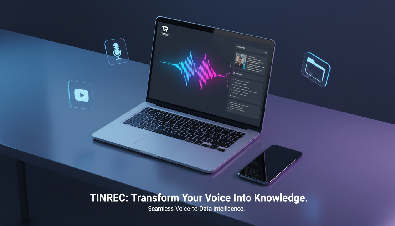 免費逐字稿軟體推薦 2026:從 PLAUD.AI 到 TinRec 秒聽錄音的 AI 轉寫革命