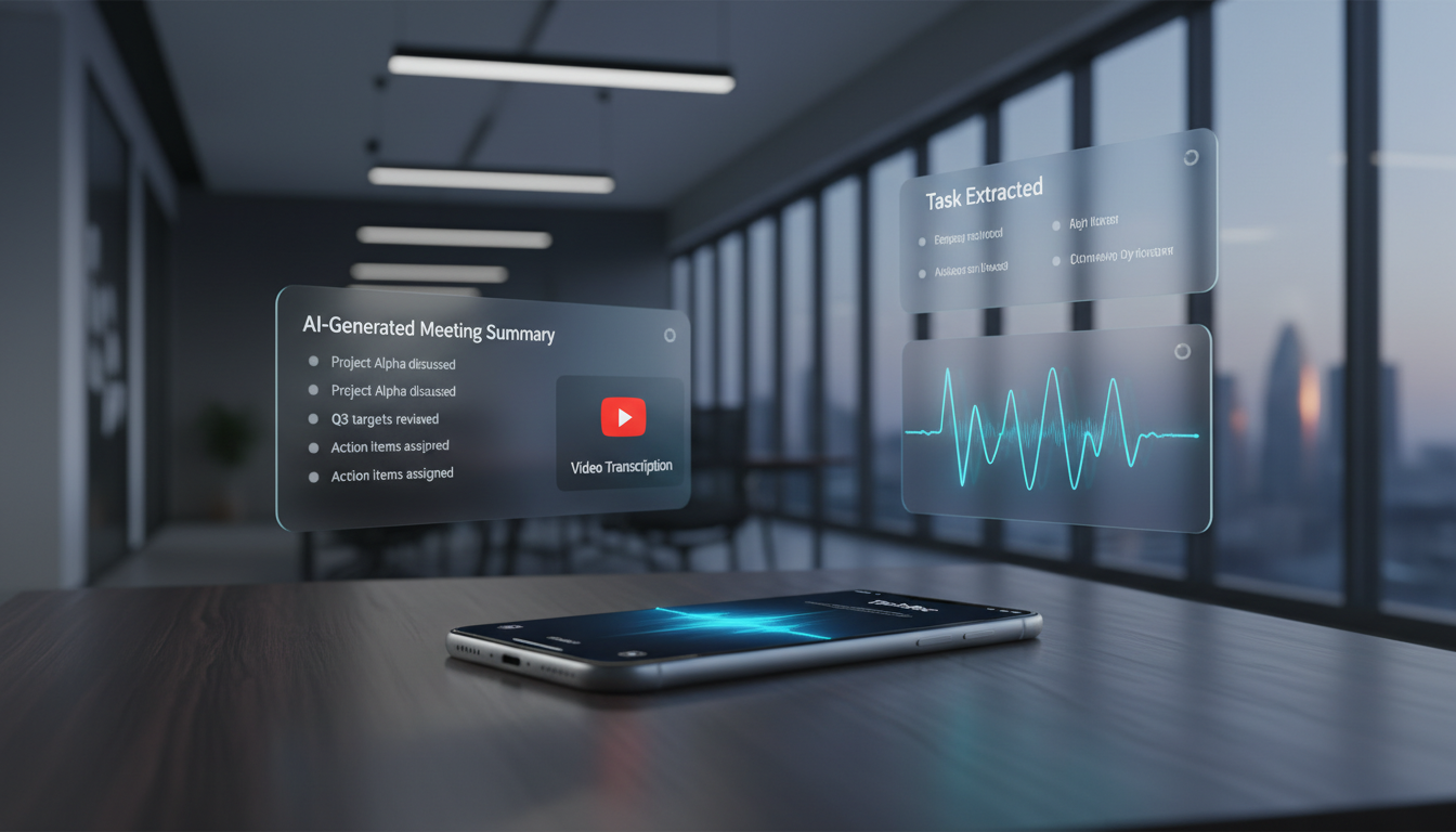 AI 會議摘要生成：告別繁瑣記錄，TinRec 秒聽錄音如何重新定義工作效率