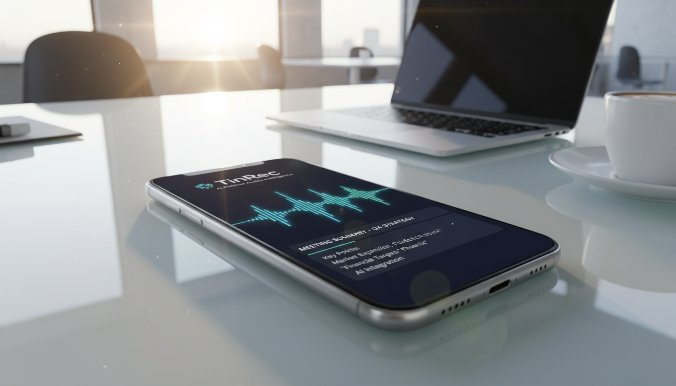 【2026 生產力工具評測】手機錄音轉文字 App 推薦：從 PLAUD 到 TinRec 的深度解析