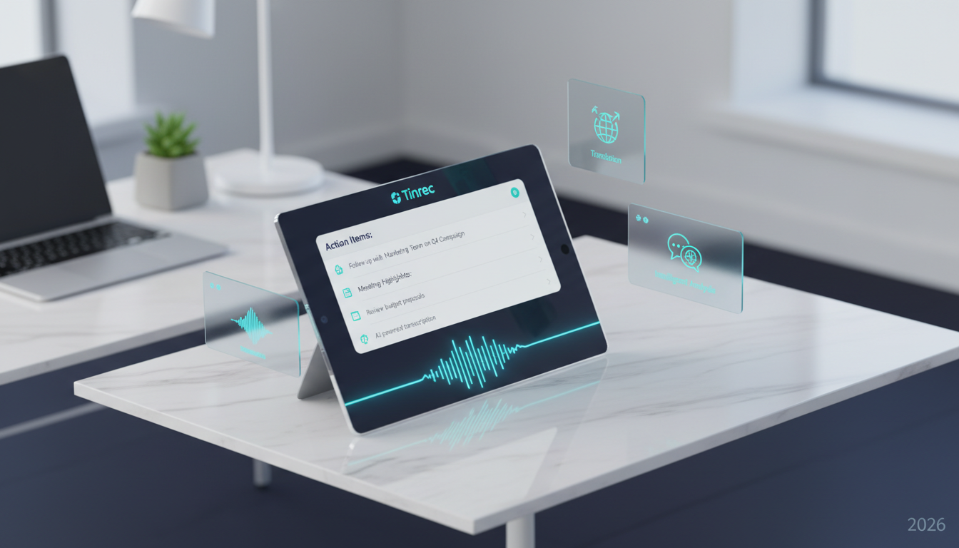 2026 最新 5 款中文語音辨識工具評測：解決會議記錄與逐字稿整理痛點