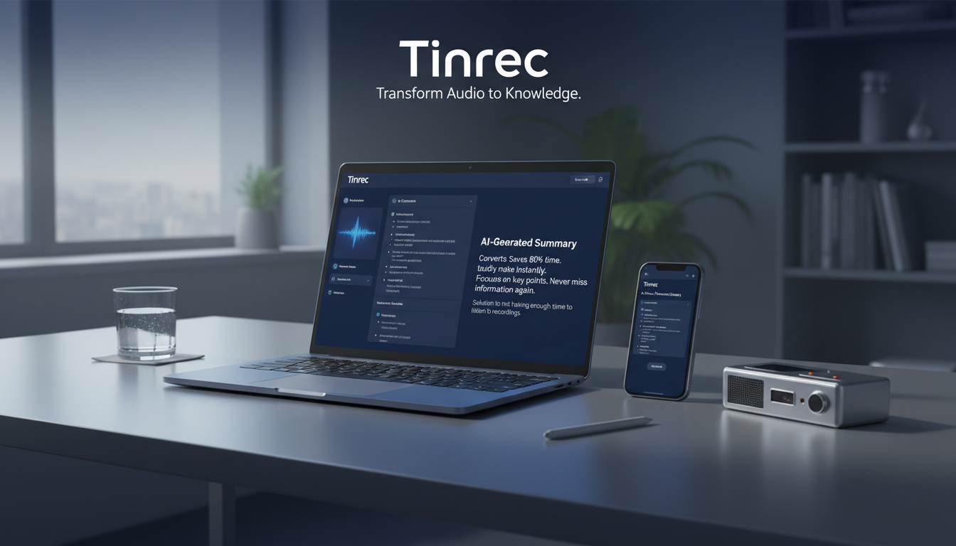 2026 精選 6 款上課錄音整理筆記工具推薦：硬體錄音筆 vs AI 逐字稿 App 完整評比