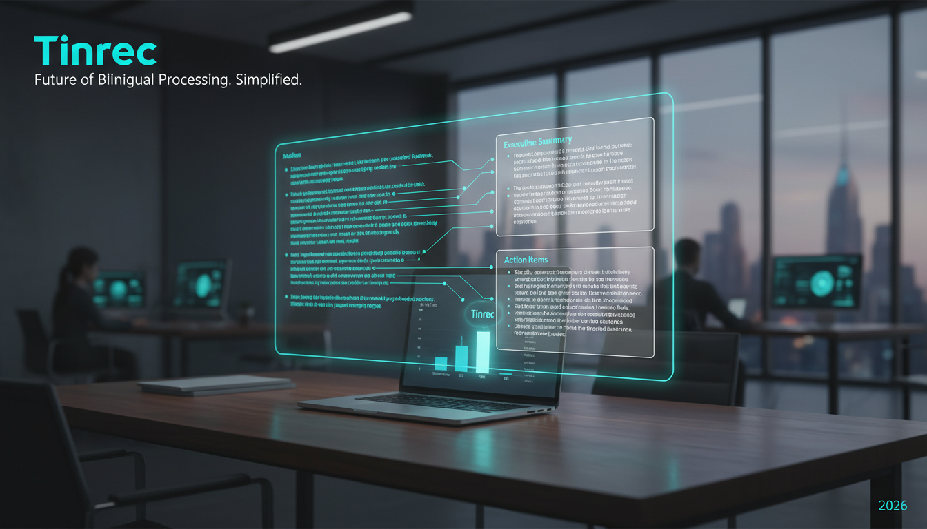 2026 精選 9 款中英文雙語會議記錄 AI 工具推薦：解決逐字稿整理與摘要效率痛點