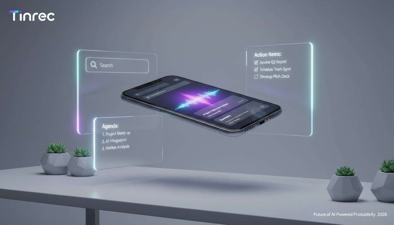 2026 最新 5 款語音轉文字 App 實測與教學：解決 iPhone 錄音整理與會議效率難題