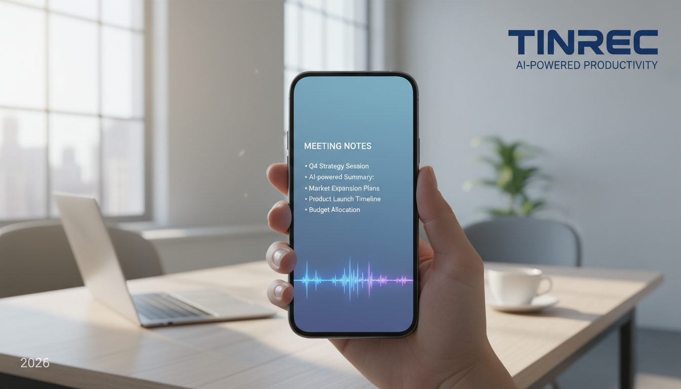 2026 最新 5 款手機錄音轉文字 App 評測：解決會議記錄與逐字稿整理難題