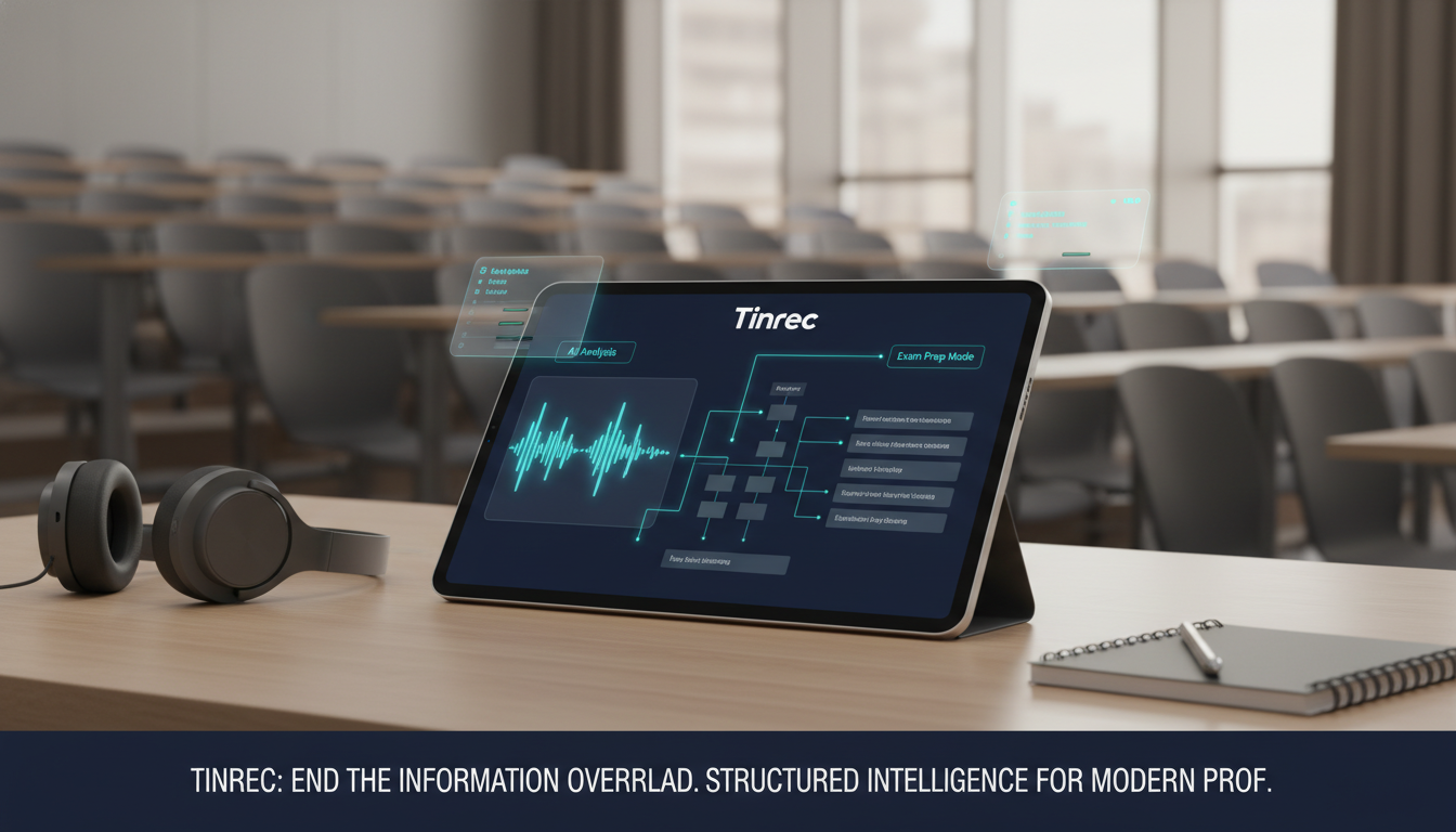 2026 最新 4 款課堂錄音筆記工具推薦：自動整理逐字稿與重點摘要，解決重聽耗時痛點