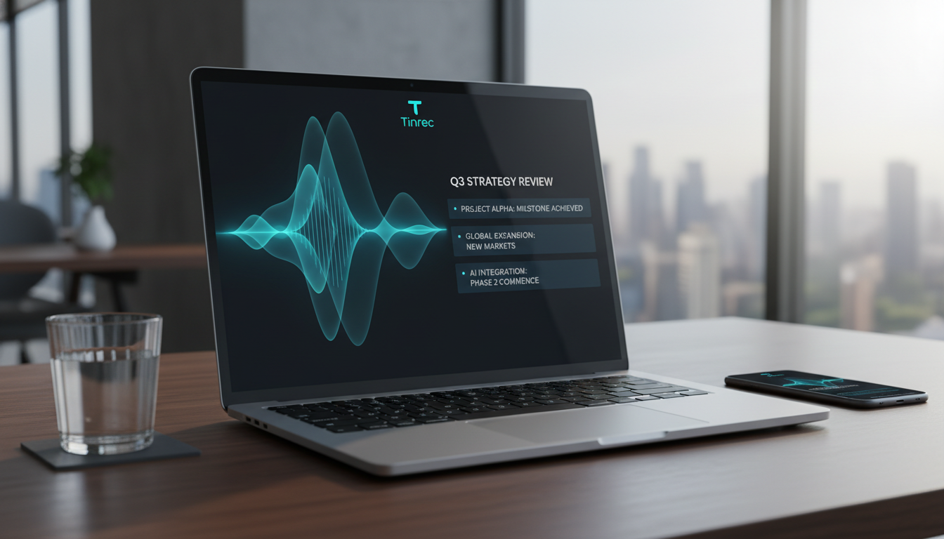 2026 精選 5 款錄音轉文字工具推薦:一鍵生成繁體中文逐字稿與會議摘要
