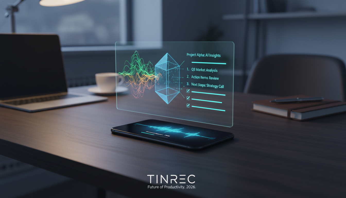 2026 最新 6 款 AI 錄音筆記整理工具推薦：解決會議逐字稿與重點摘要難題