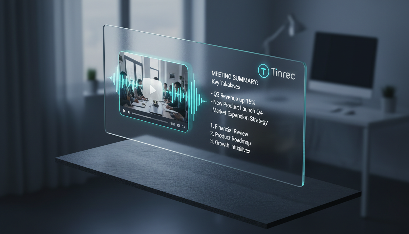 2026 最新 5 款 YouTube 影片轉文字 AI 工具推薦：一鍵生成逐字稿與會議摘要