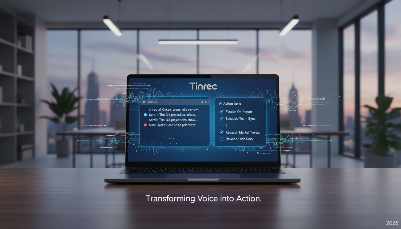 2026 最新 5 款遠端會議紀錄工具推薦：自動整理逐字稿與行動項，解決回放耗時痛點