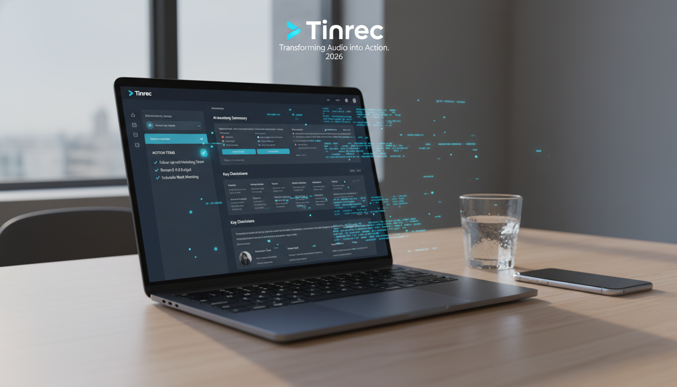 2026 最新 5 款 AI 會議摘要工具推薦：解決逐字稿整理與行動項遺漏痛點