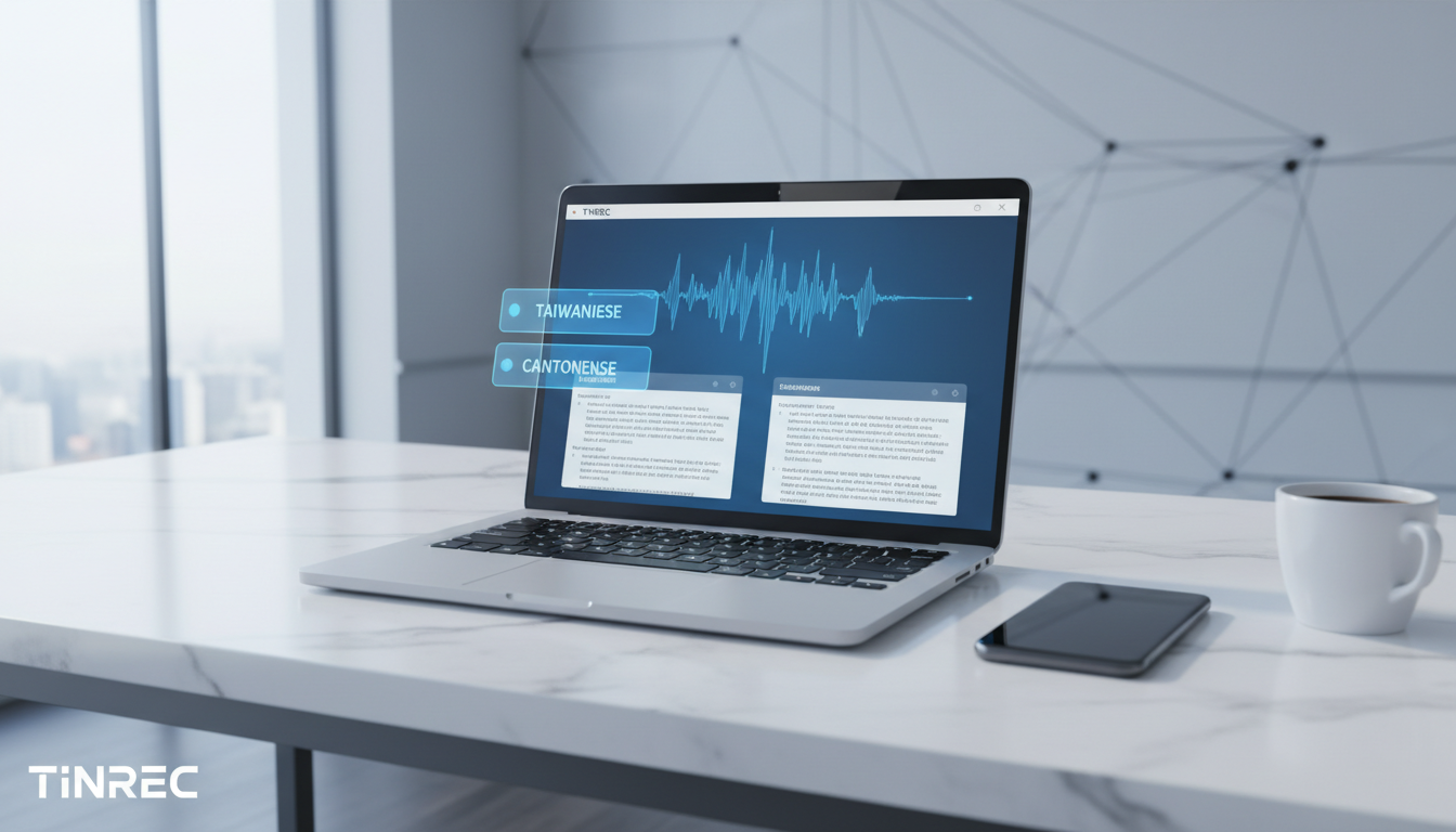 2026 最新 4 款方言錄音轉文字工具推薦：解決台語、廣東話辨識不準難題
