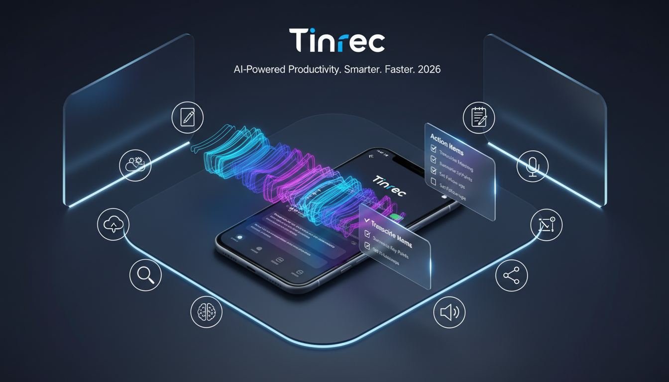 2026年9款录音转文字App哪个最好？痛点解决与Tinrec等主流工具深度评测