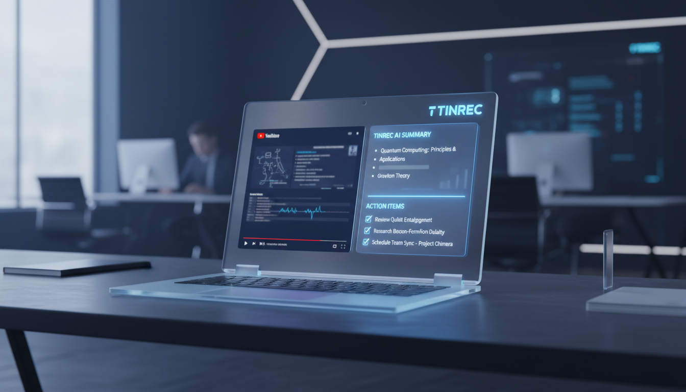 2026年5款最佳 YouTube視頻ai總結 工具推薦：告別長影片，Tinrec與主流方案評測