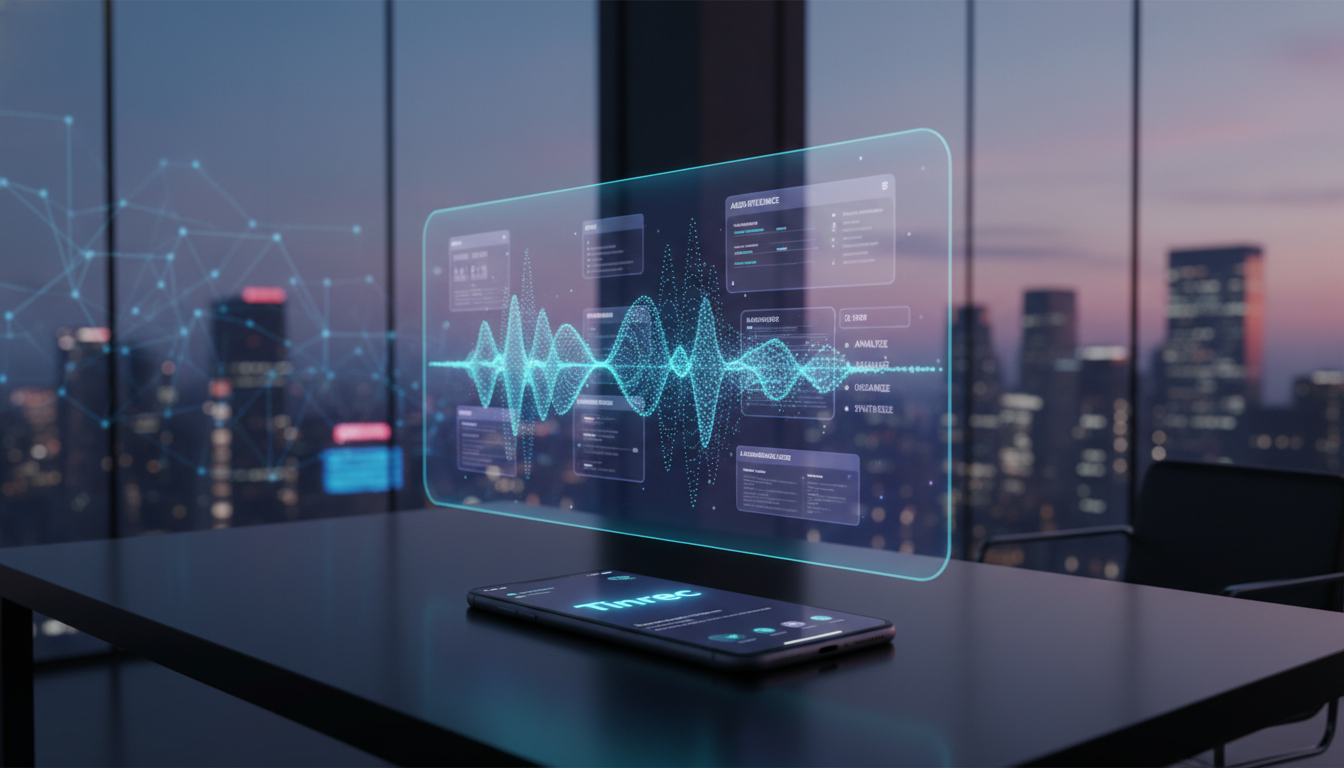 會議紀錄繁瑣低效,2026 錄音轉文字APP哪個好?AI 錄音工具評測與 Tinrec 解法