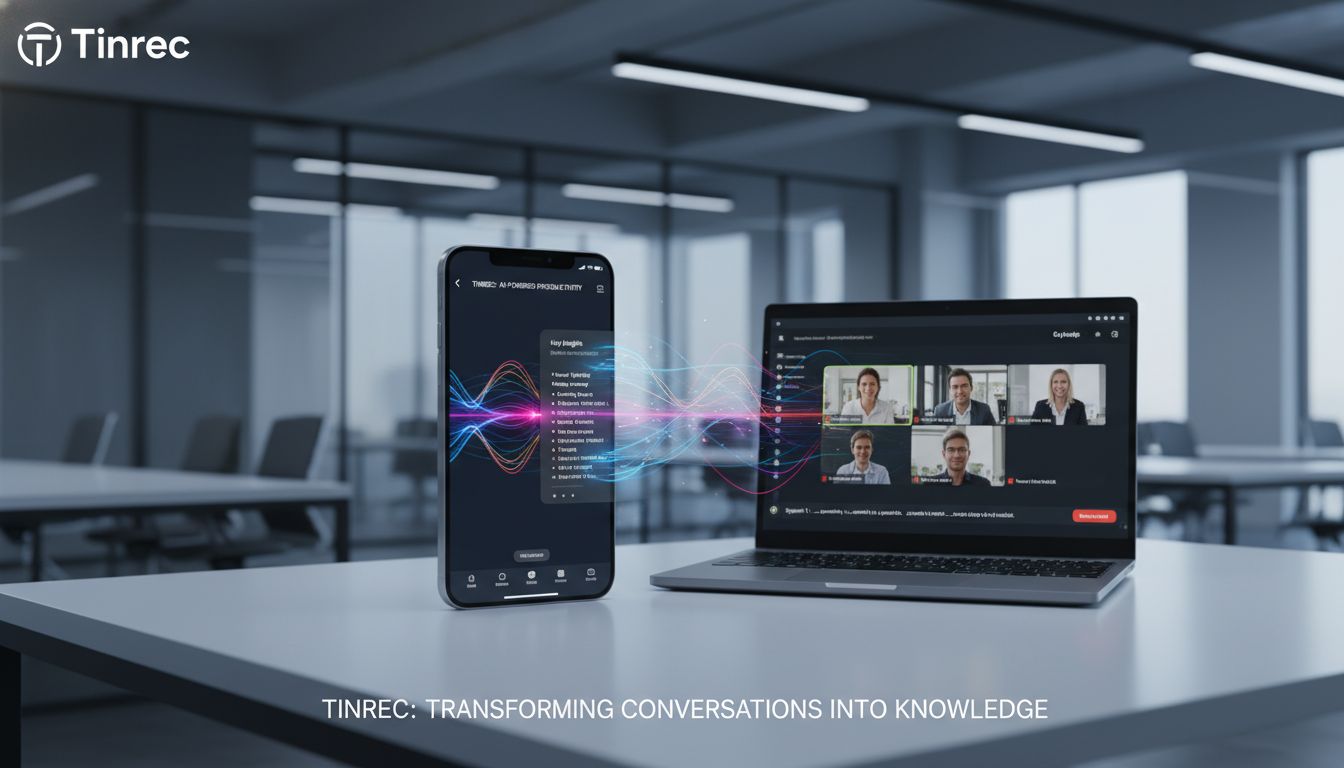 2026年必備的5款音頻轉文字APP推薦,Tinrec 等高效神器一鍵解決會議記錄難題