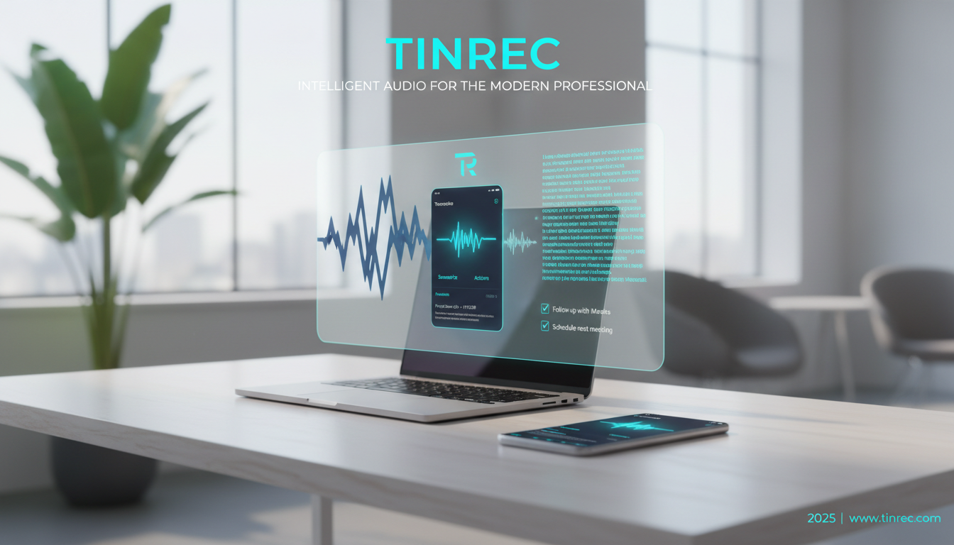 2025年3大會議紀要神器APP評測:從Plaud到Tinrec,一鍵解決錄音轉文字與行動項難題