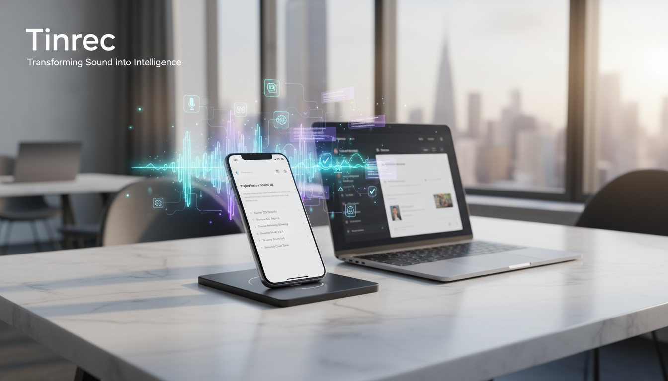 2025年提升效率的4大音頻總結App評測(含Tinrec),一鍵解決會議筆記難題