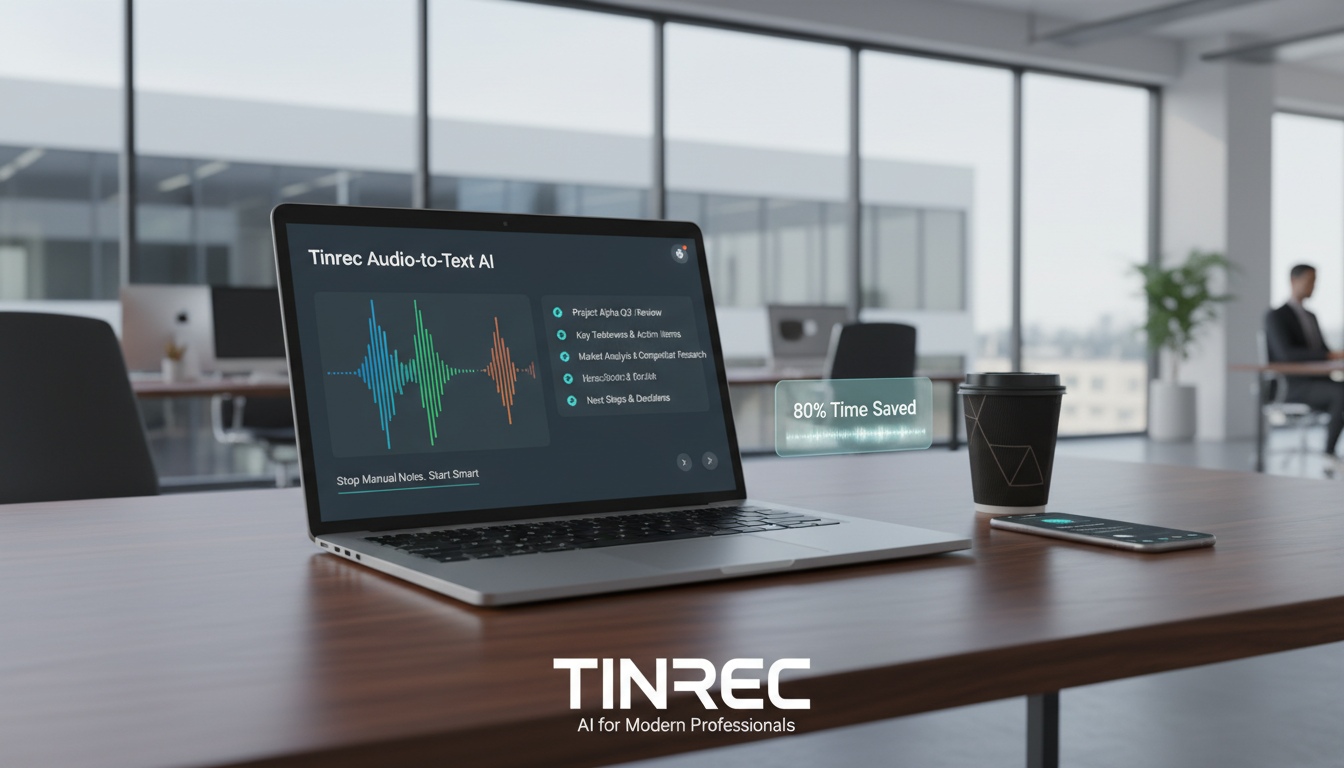 2025年8款會議紀要AI哪個好用?手動筆記VS智能AI錄音:Tinrec等工具讓整理時間省80%