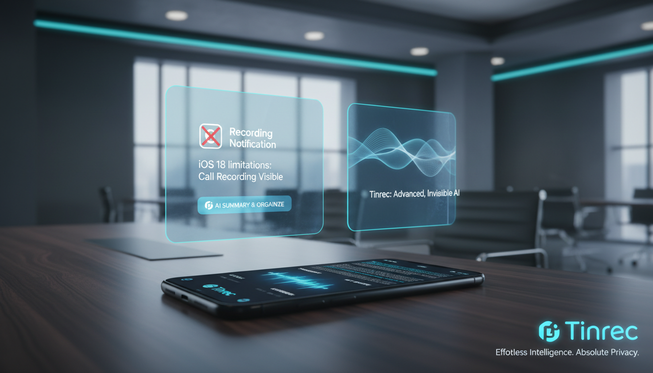 如何突破 Apple 電話錄音限制？2026 AI 工具與替代方案指南