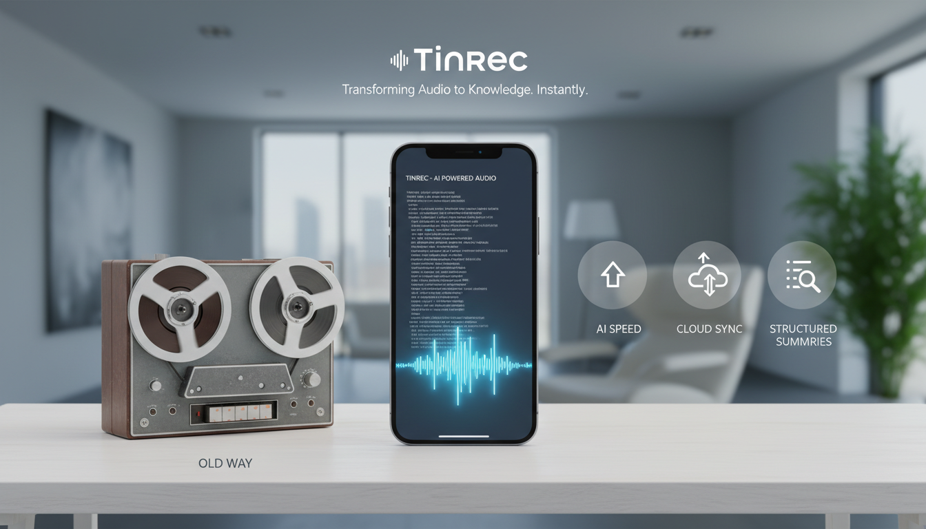 2026 最新 3 款 iPhone 通話錄音 App 推薦:破解 iOS 限制,傳統錄音與 Tinrec AI 轉文字效率大比拼