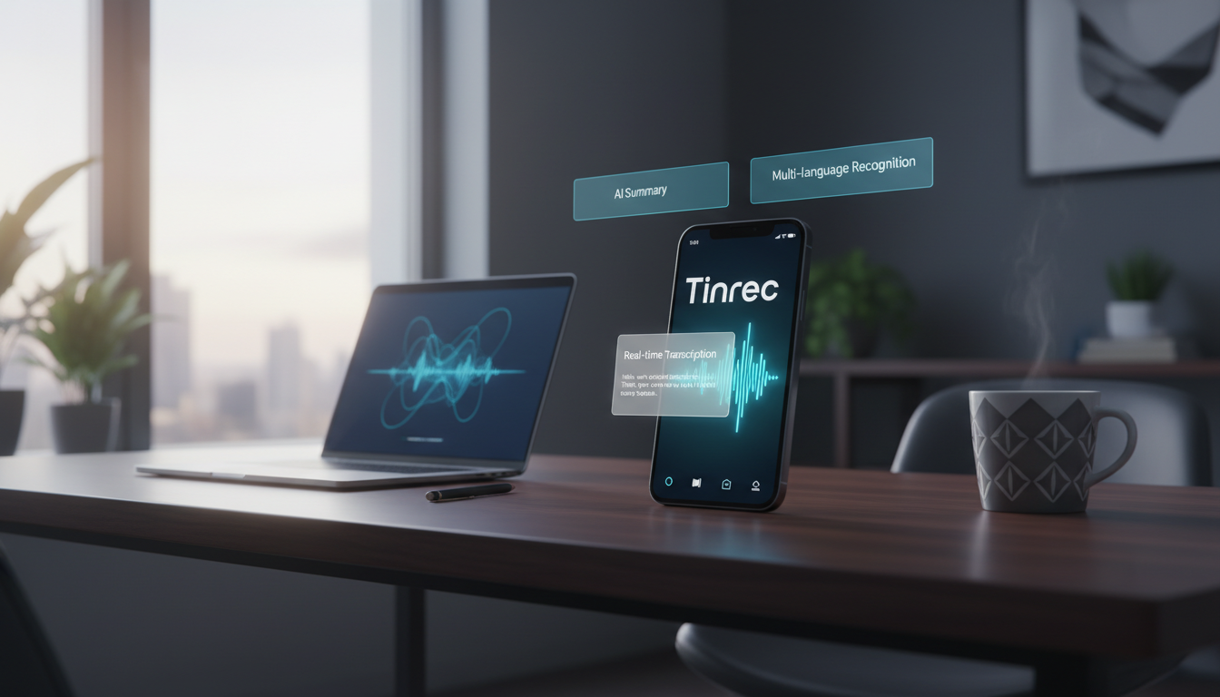 2026年iPhone如何錄音？3大AI錄音工具與Tinrec評測，一鍵解決會議逐字稿難題
