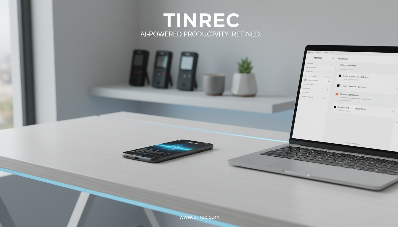 【2026錄音筆推薦】Mobile01熱議7款清單，告別手打逐字稿，Tinrec讓會議記錄超輕鬆