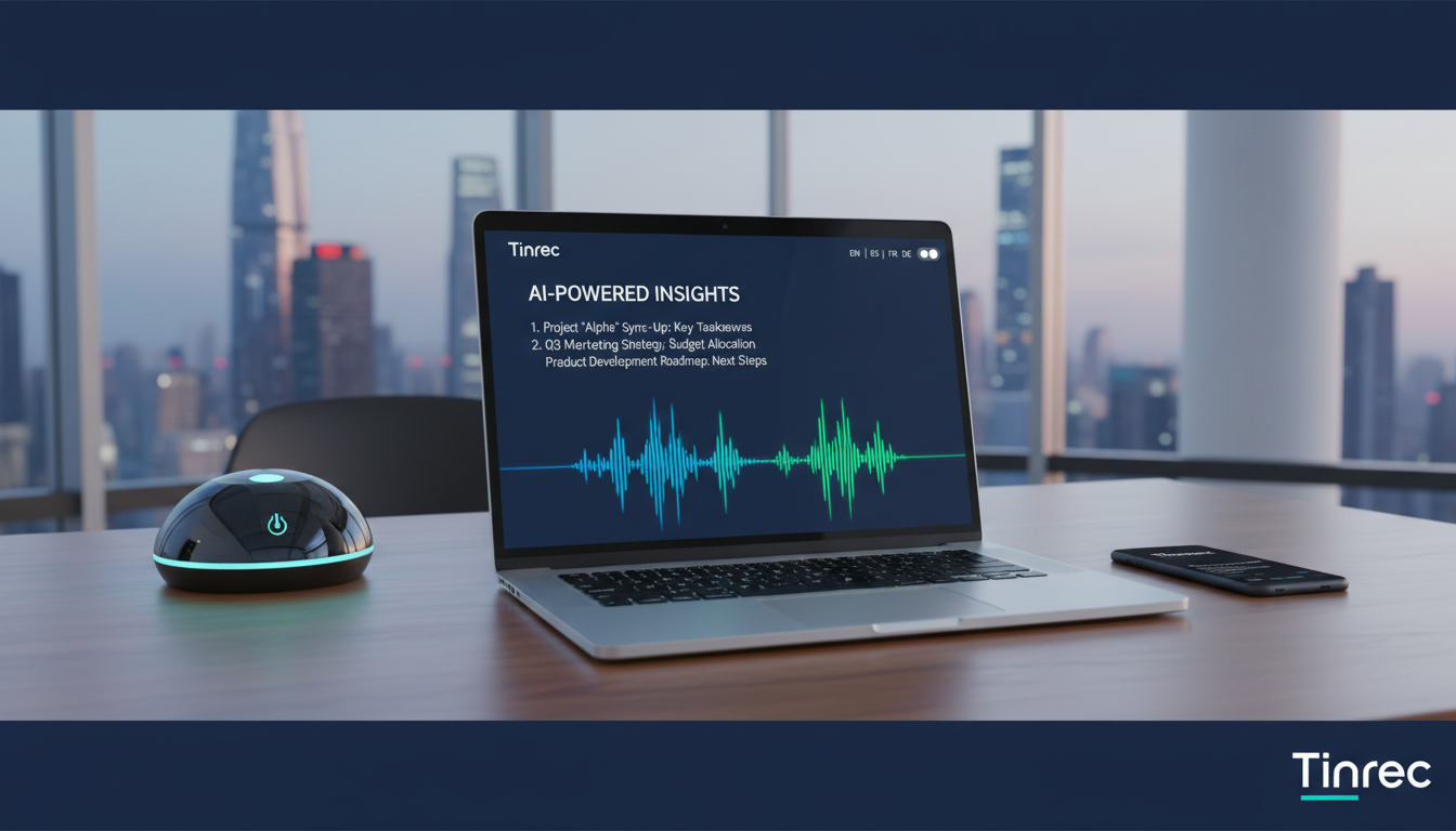 2026年5款AI會議紀要軟體評測:告別逐字聽打,Tinrec等主流工具實測與選擇指南