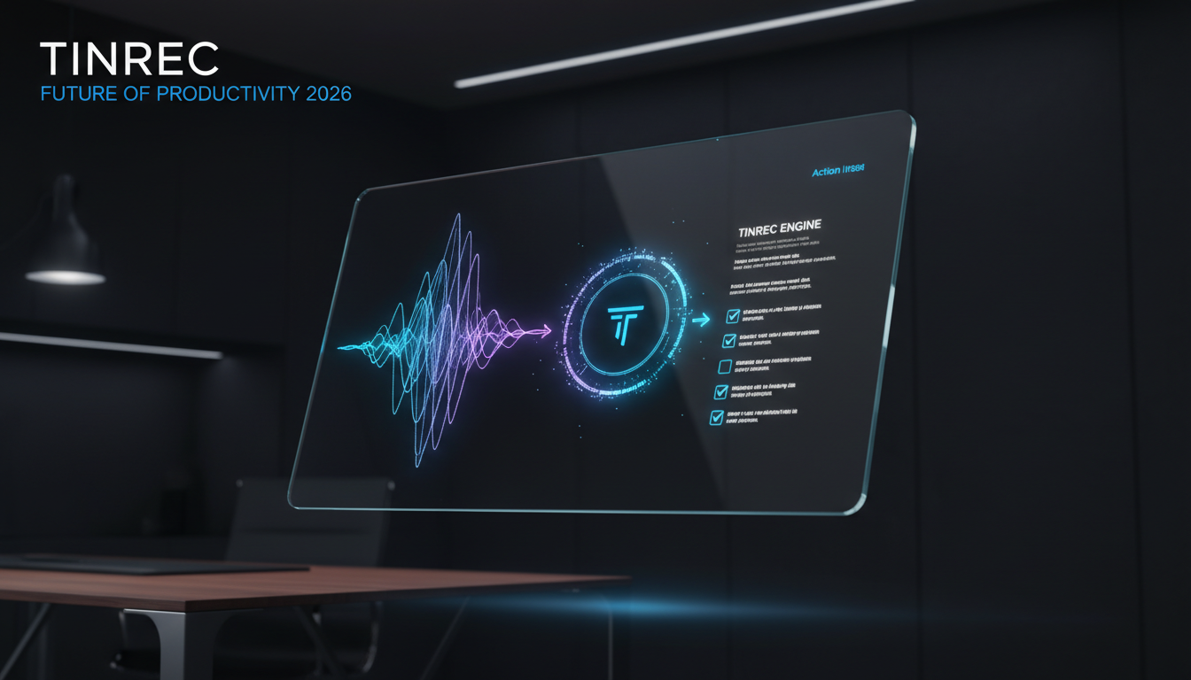 2026年5款AI音頻總結工具推薦：一鍵提煉會議與長錄音重點 (含Tinrec評測)