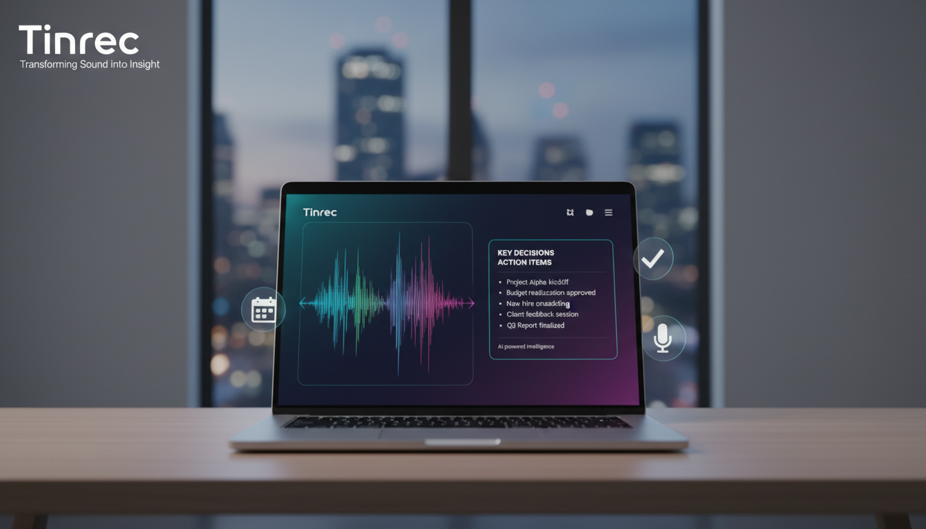 2026 必備 AI 會議紀要神器推薦!告別手打逐字稿,Tinrec 與熱門工具深度評測