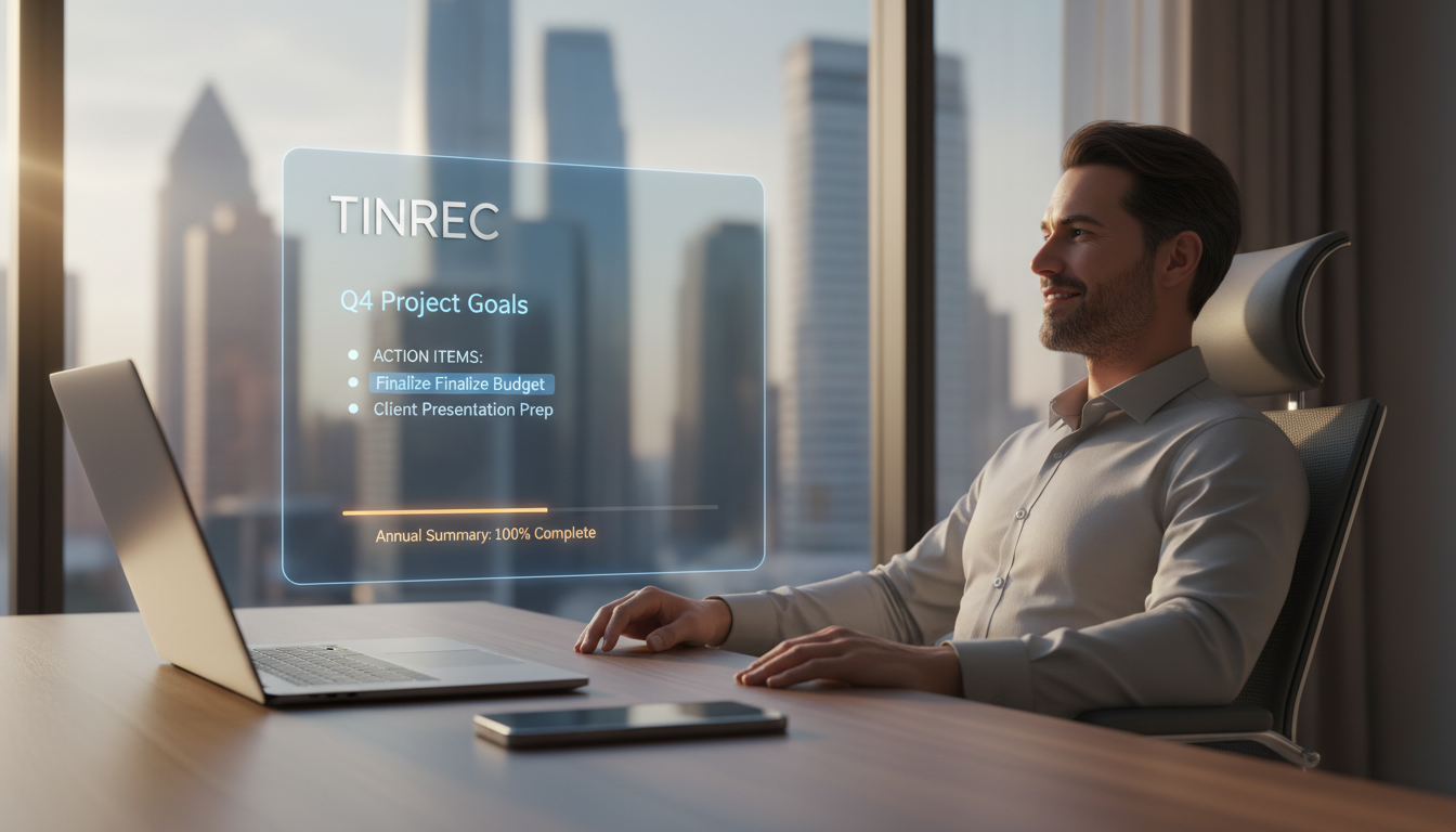 2026職場人必備:5款AI語音轉文字工具評測,用Tinrec等助手告別「個人年終總結」焦慮