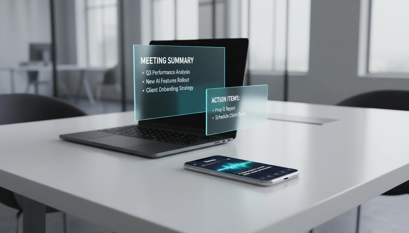 【會議紀要神器推薦APP】6款AI錄音轉文字對比：職場與遠端會議怎麼選