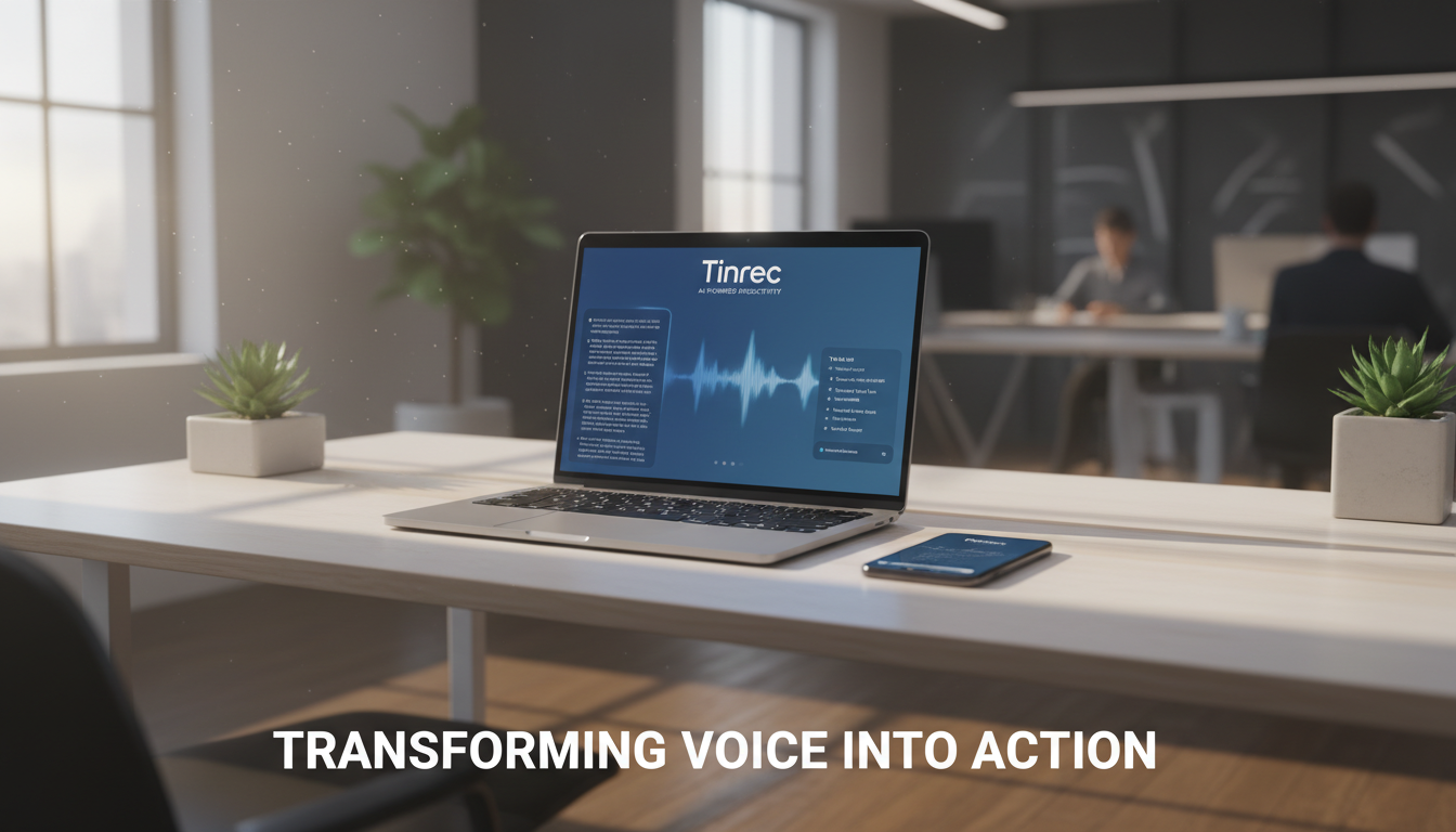 Tinrec辦公室電話錄音教學:4步上手通話紀錄與逐字稿實操