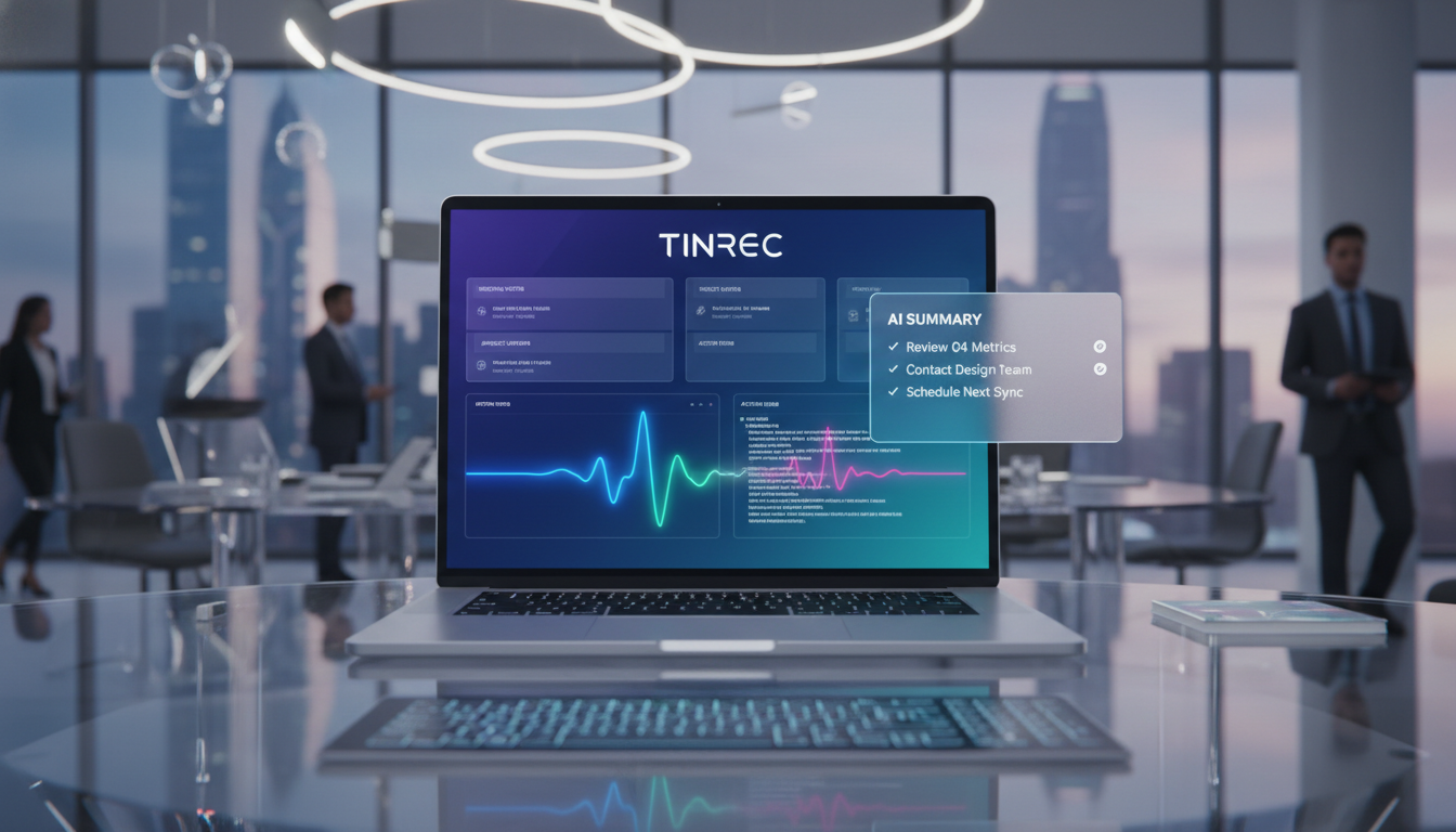 2026實時語音轉文字工具推薦:4步完成高準度逐字稿與AI紀要 (含Tinrec教學)