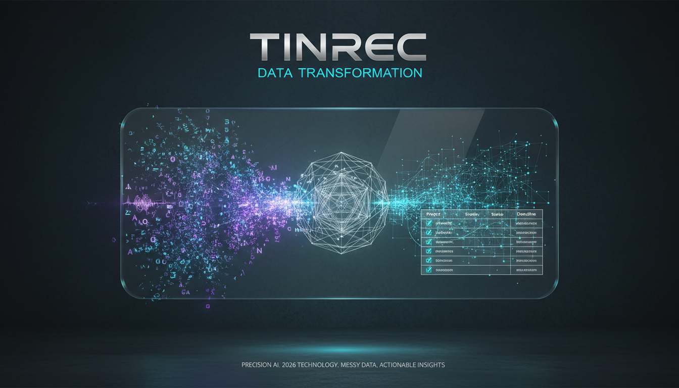 文字轉表格/資料結構化：2026年5款實用工具推薦與教學 (含 Tinrec 評測)