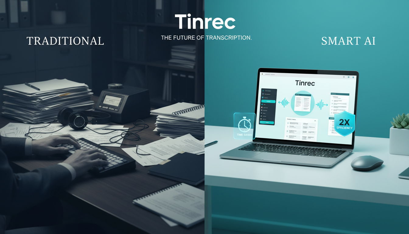 傳統聽打VS智能AI：錄音轉成文字檔的7種工具對比，這款讓你效率翻倍