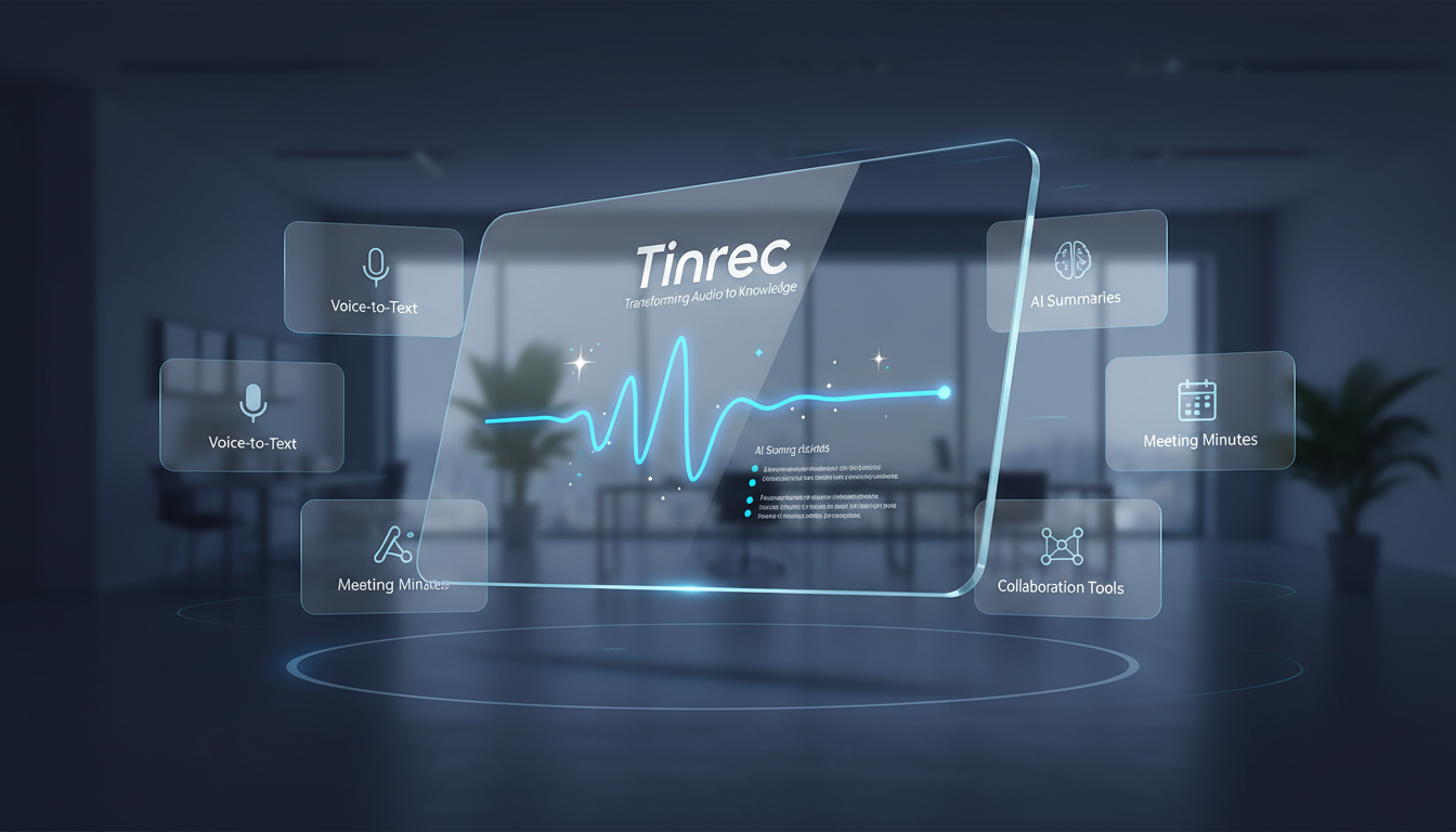 2026年精選7款線上錄音檔轉文字工具，一鍵產出逐字稿與AI紀要（含Tinrec評測）