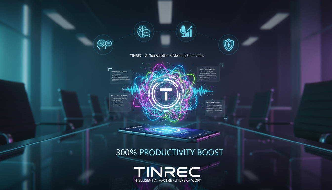 職場人必備:2026 年度 4 款手機錄音轉文字 AI 工具評測與 Tinrec 實戰,讓會議紀錄效率提升 300%