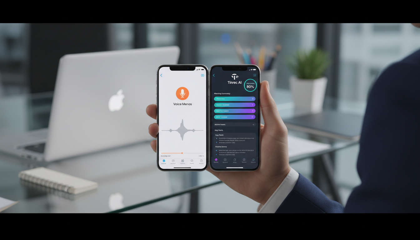 iPhone內建語音備忘錄 VS 智能AI錄音：蘋果手机錄音怎麼轉文字最省時？