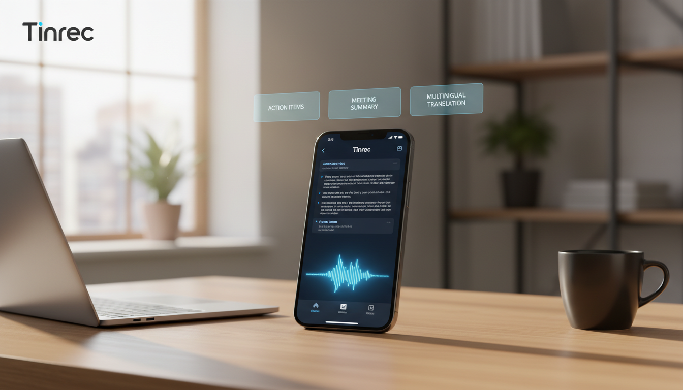2026職場人必備:iPhone 錄音功能全攻略與 3 款轉文字工具評測(含 Tinrec 體驗)