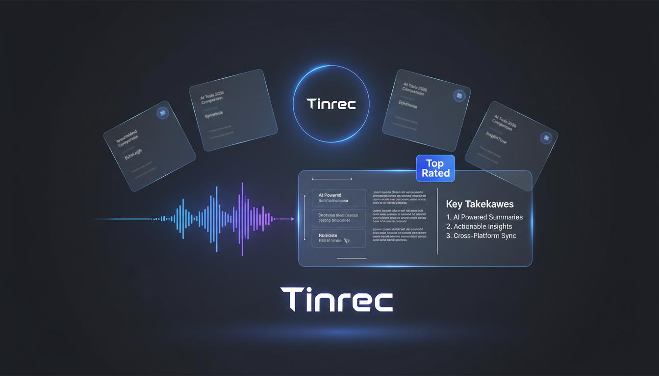 【錄音檔轉文字】2026年5款AI工具評測對比:會議紀錄與逐字稿怎麼選?